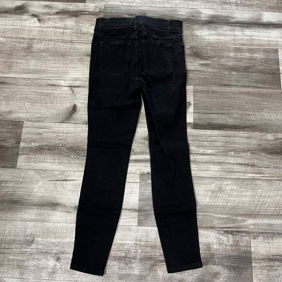 Spanx Mid Rise Denim Ankle Skinny Jeans Clean Black Women’s Size XS - Picture 2 of 11